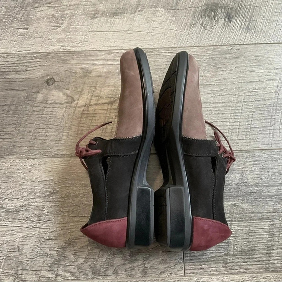 Naot Alisio Colorblock Suede Lace Up Loafer Size 36 - Picture 5 of 10